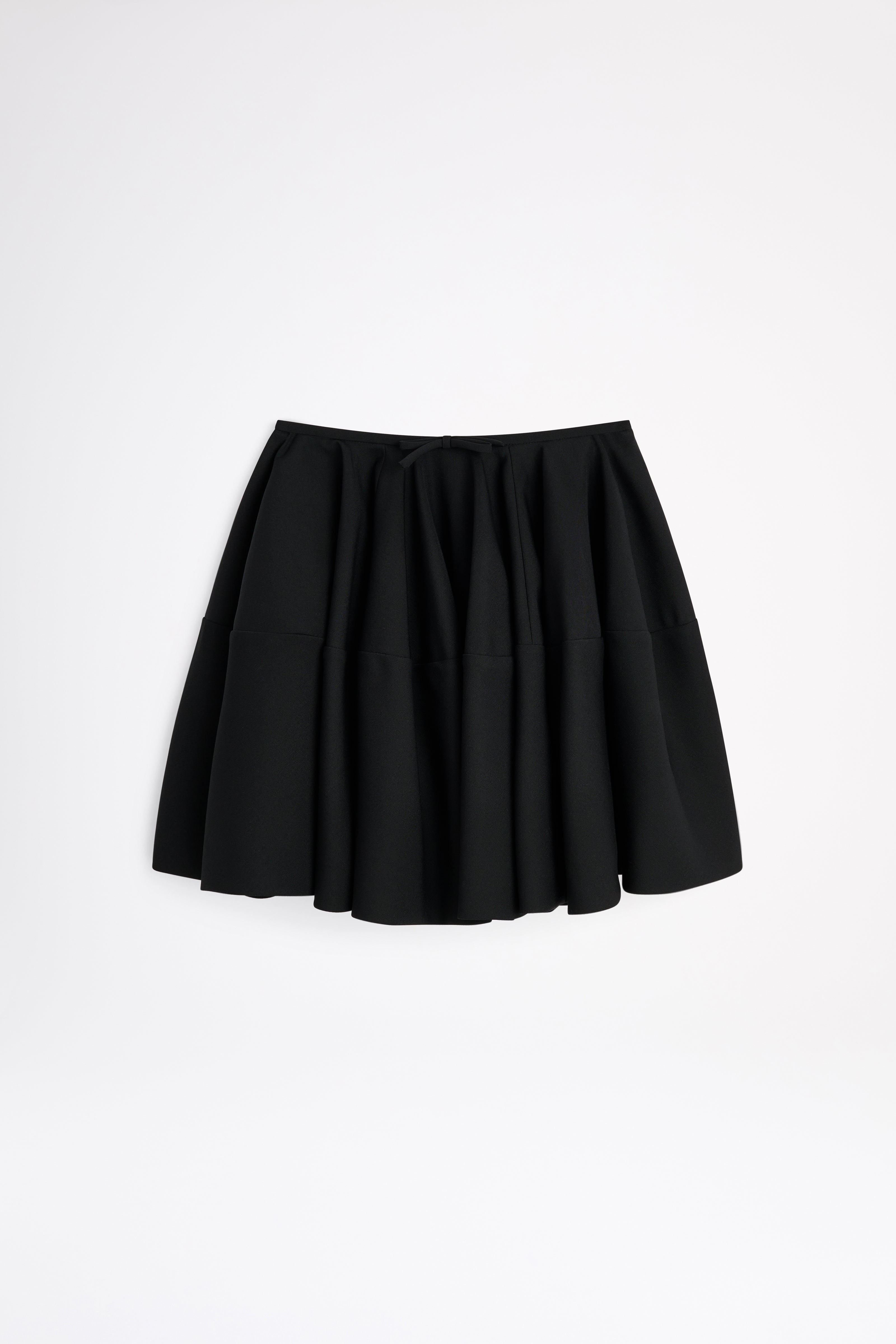 Black skirt on a white background