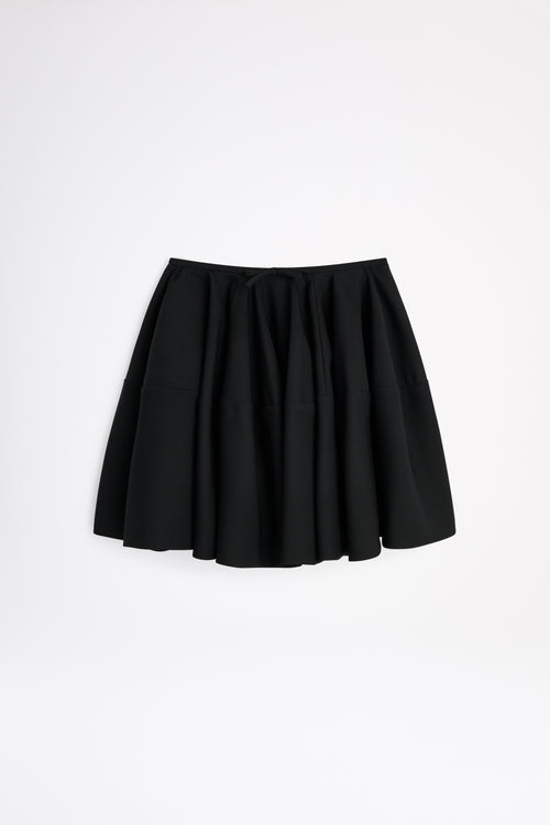 Black skirt on a white background