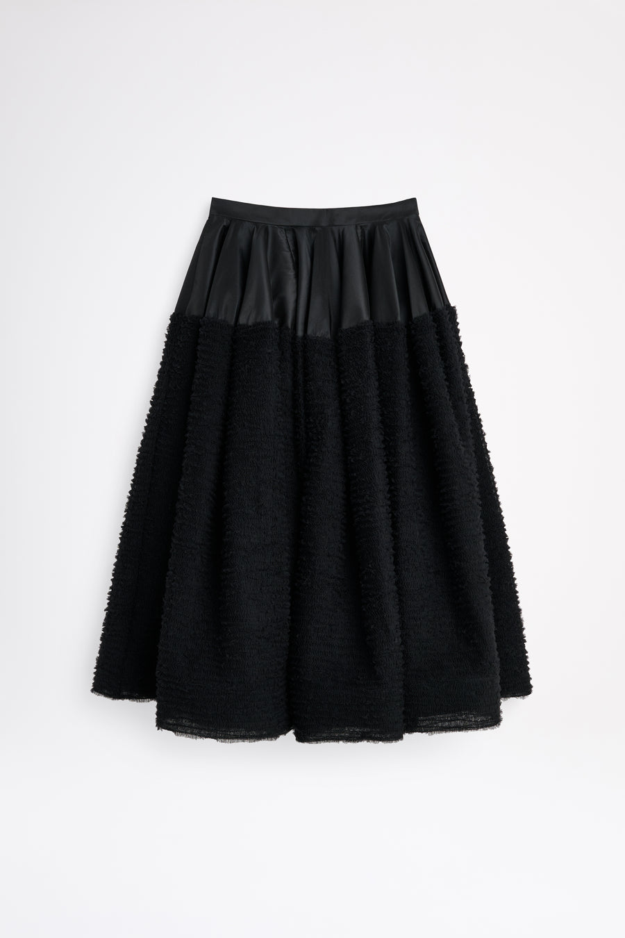 Black skirt on a white background