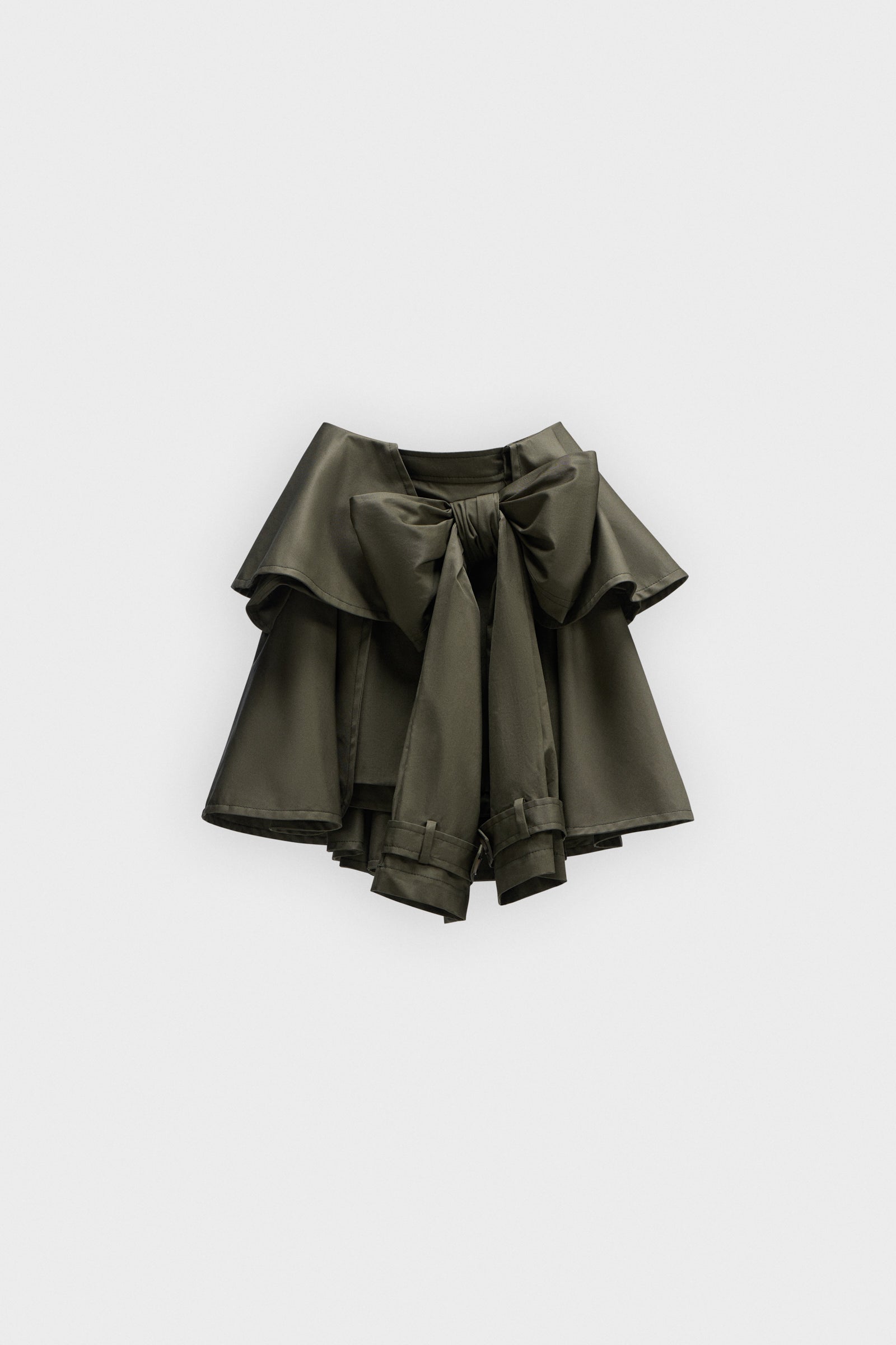 MINIROK MET STRIKDRAPERING