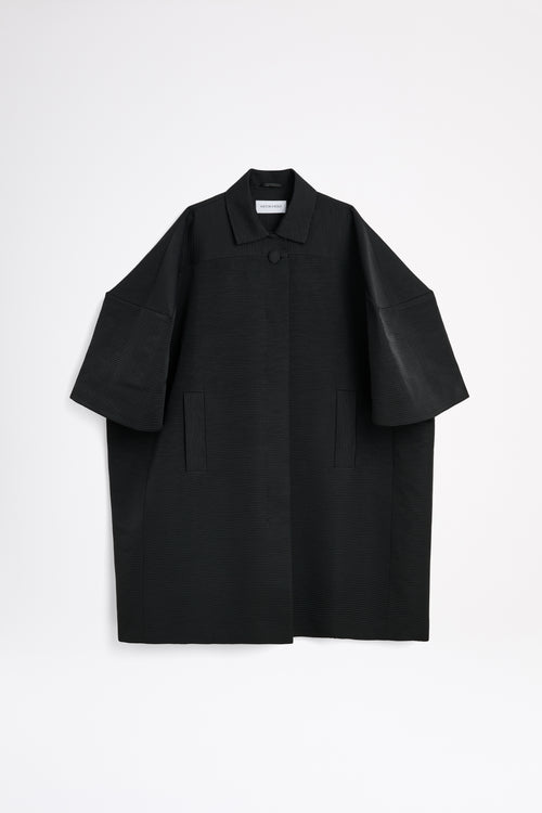 Black coat on a white background