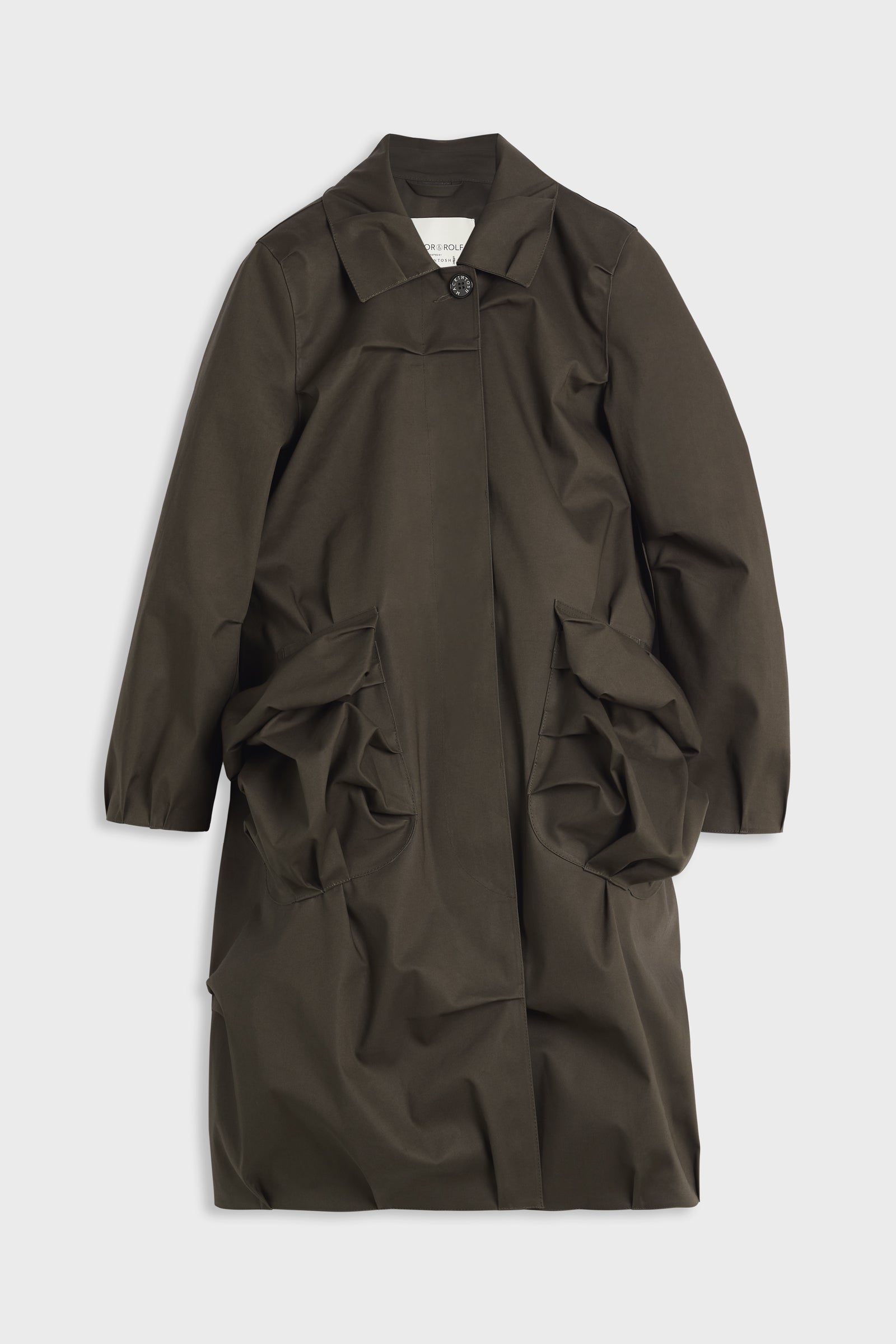 VIKTOR&ROLF X MACKINTOSH PLEATED POCKET RAIN COAT