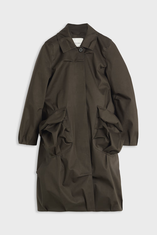 VIKTOR&ROLF X MACKINTOSH PLEATED POCKET RAIN COAT