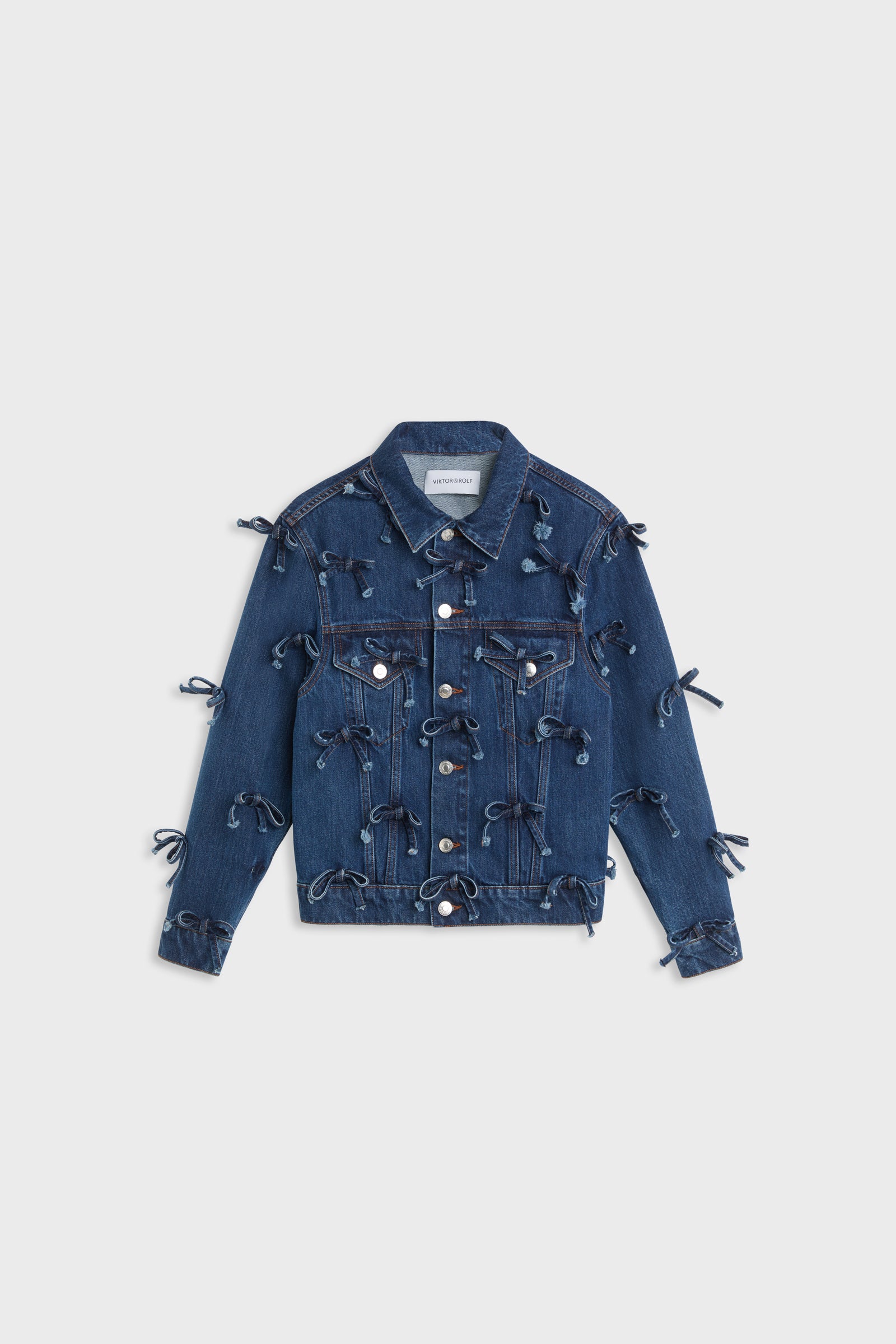 BOW DENIM JACKET