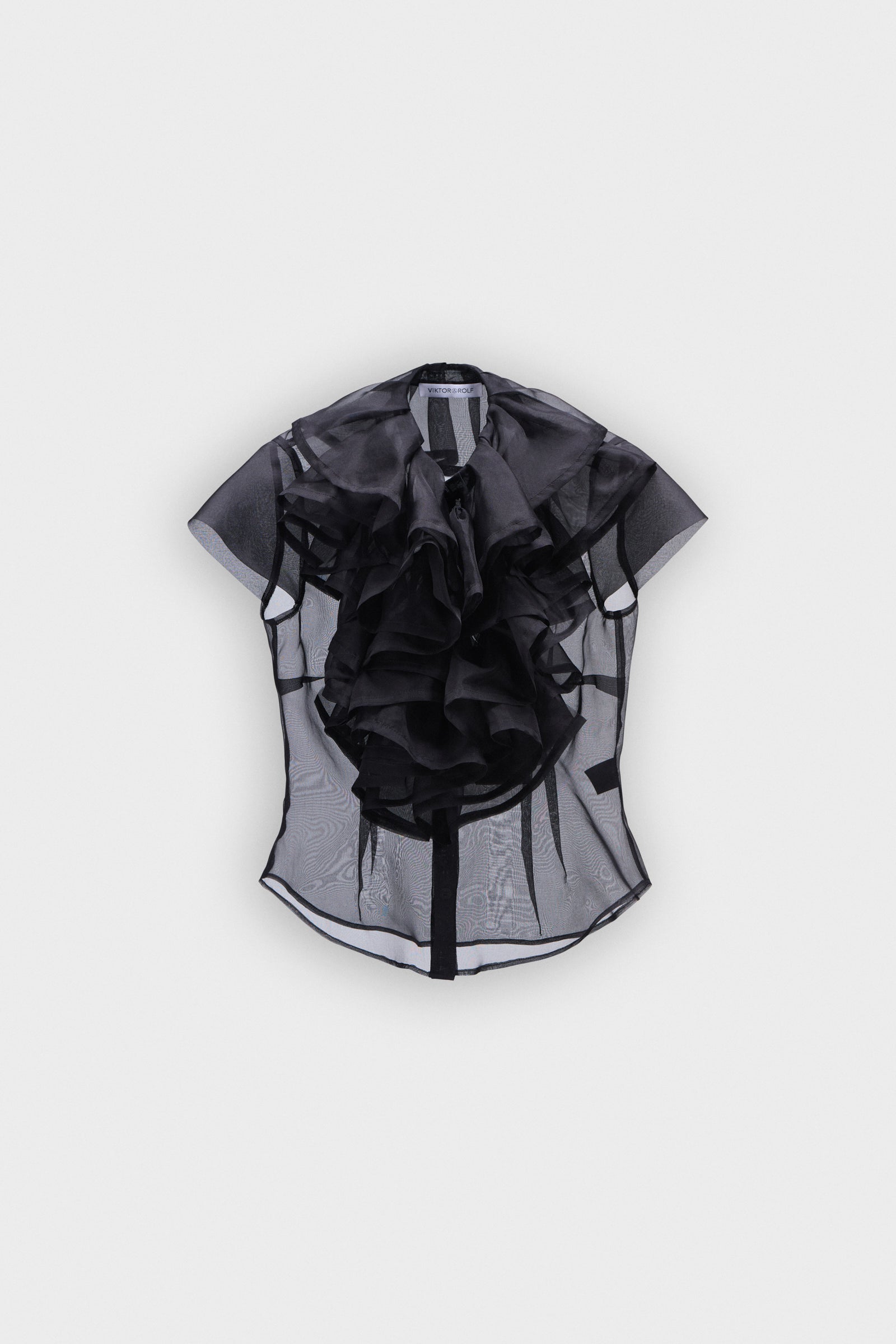 JABOT ORGANZA SHIRT