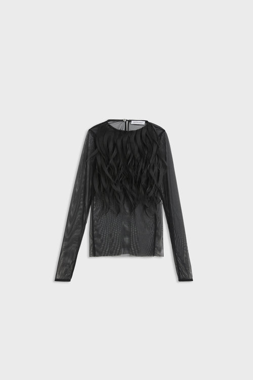 FEATHER MESH TOP