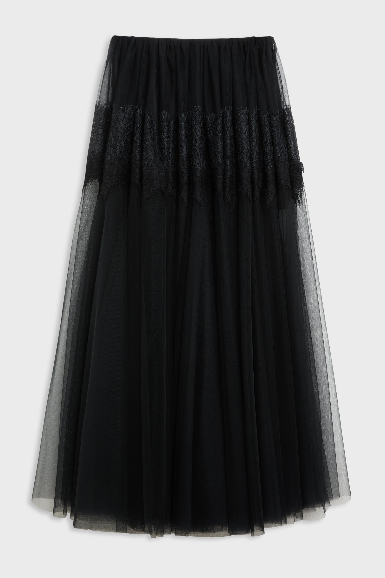 TULLE & LACE MAXI SKIRT