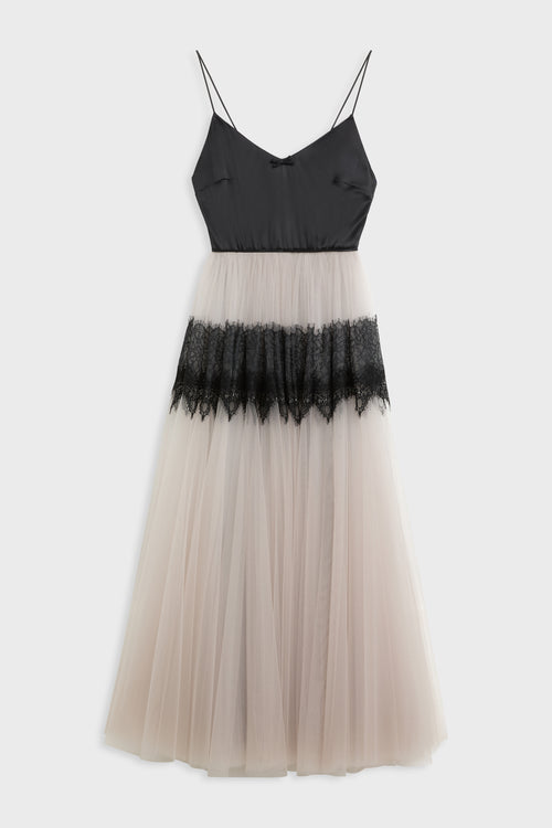 TULLE & LACE CAMI GOWN