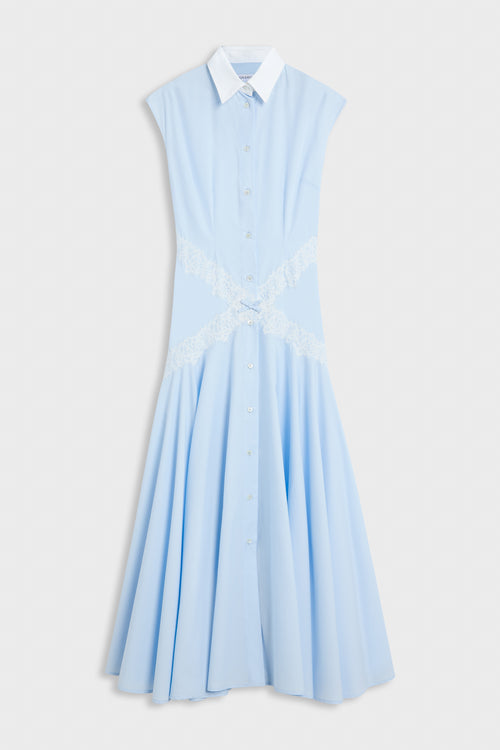 LACE SHIRT DRESS
