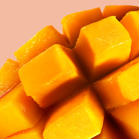 Close-up on a mango.