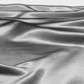 Velvet close up in metallic grey.