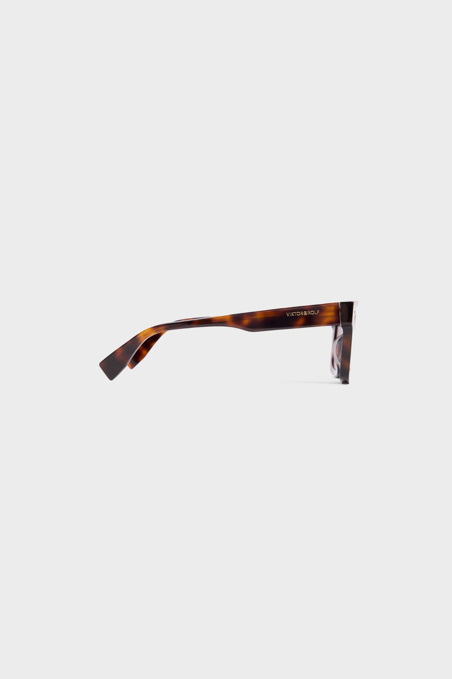 Square tortoise glasses on a white background.