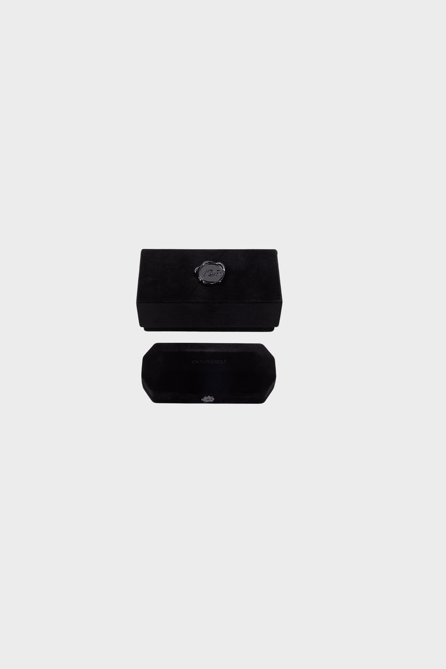 Black sunglasses box.