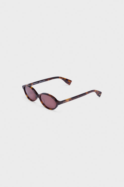 OVAL ACETATE SUNGLASSES