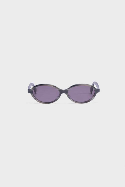 OVAL ACETATE SUNGLASSES