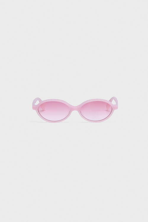 OVAL ACETATE SUNGLASSES