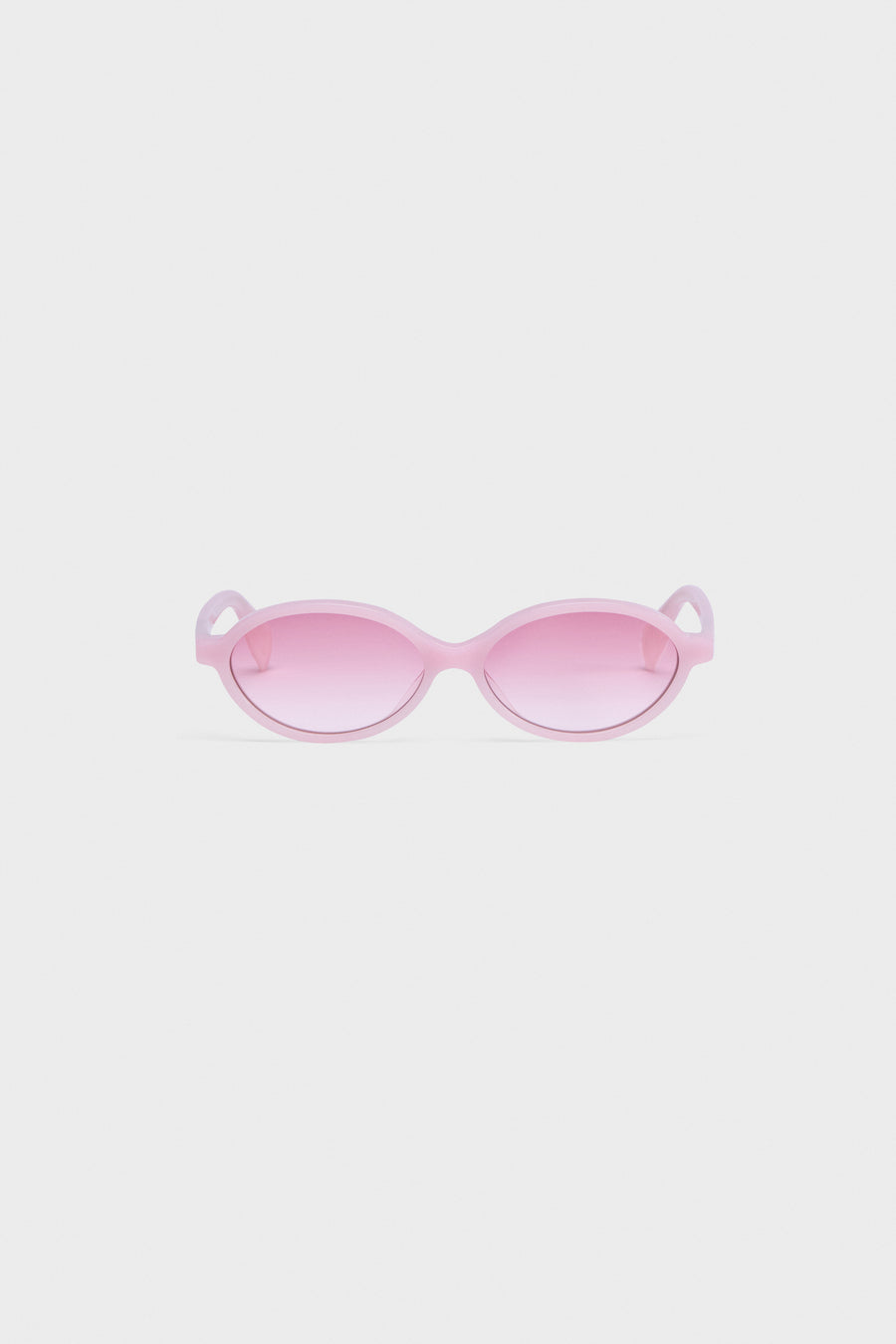 OVAL ACETATE SUNGLASSES