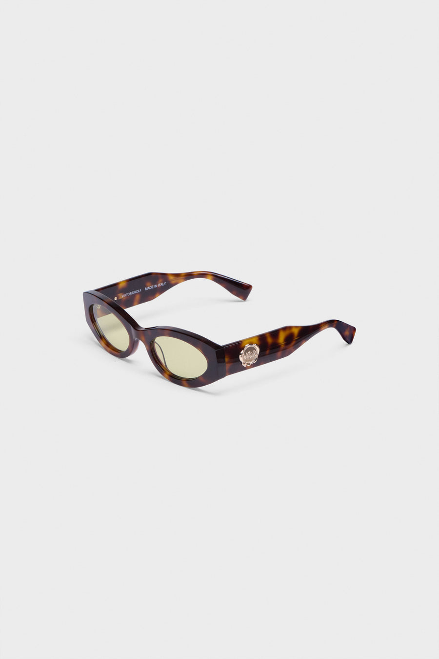 OVAL ACETATE SUNGLASSES
