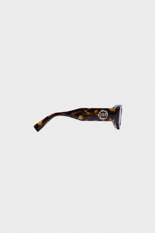 OVAL ACETATE SUNGLASSES