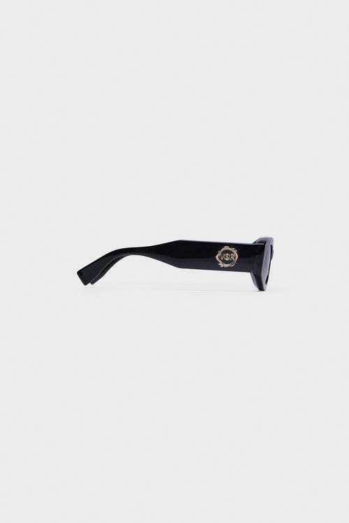 OVAL ACETATE SUNGLASSES