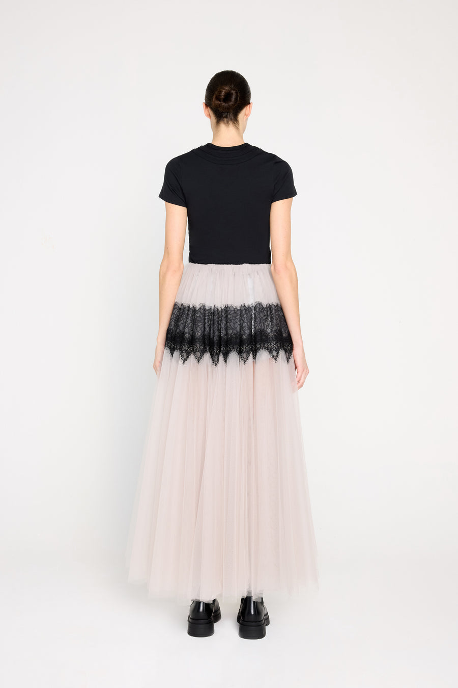 TULLE & LACE MAXI SKIRT