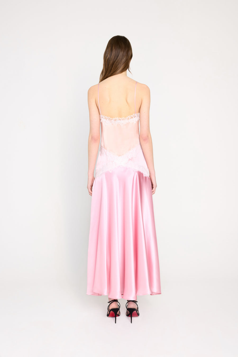 SILK LACE CAMI DRESS