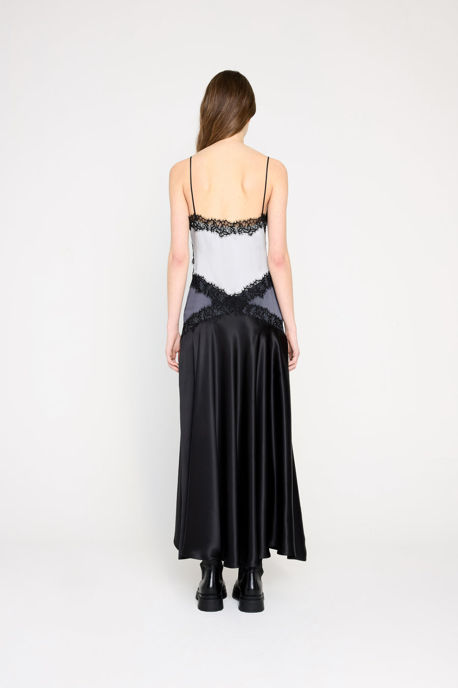 SILK LACE CAMI DRESS