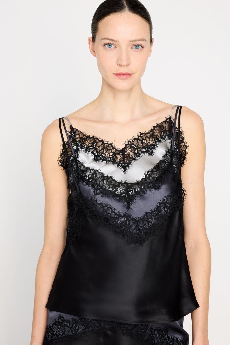TRIPLE LAYER LACE CAMI