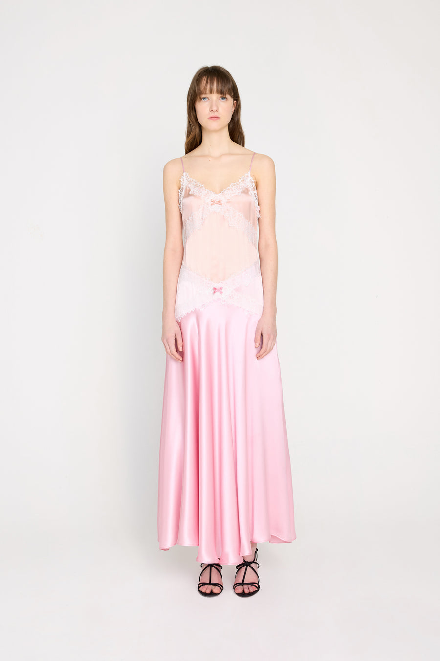 SILK LACE CAMI DRESS