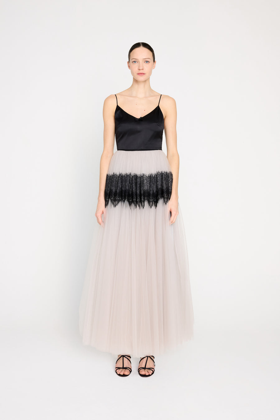 TULLE & LACE CAMI GOWN