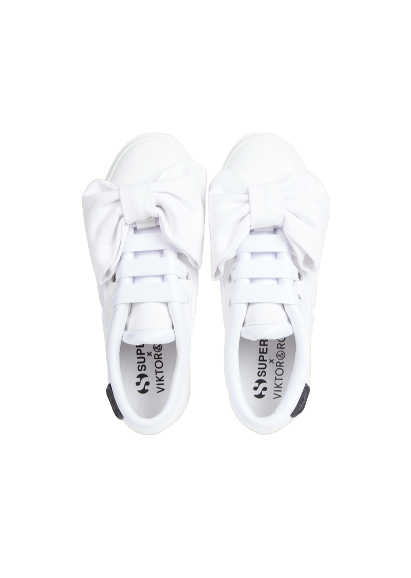 SUPERGA PLATFORM BOW SNEAKER