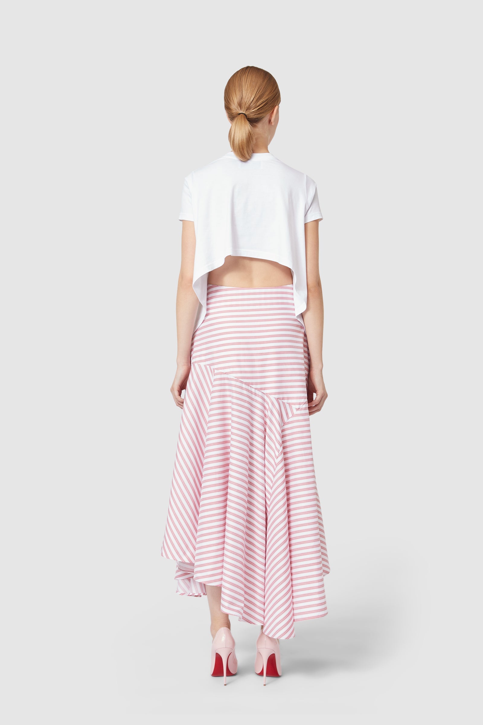 Viktor amp; Rolf Hollywood Dream slit midi skirt - Pink