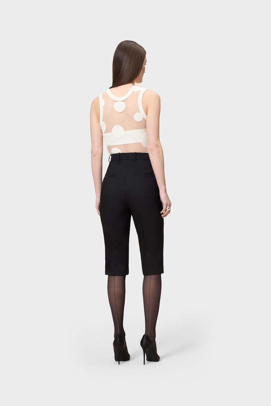 POLKADOT GEBREIDE SPENCER