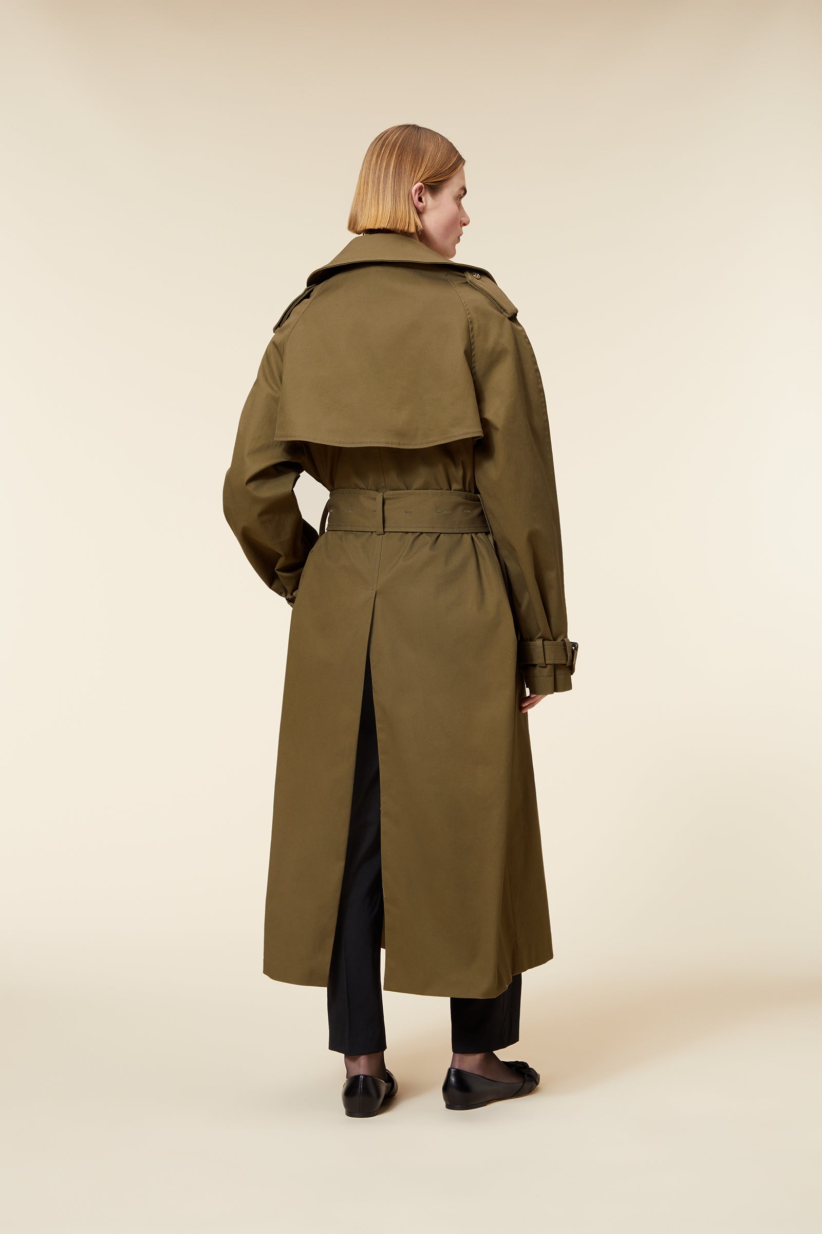 FLARE DESIGN TRENCH COAT ウェリノア FLARE DESIGN TRENCH COAT ウェリノア FLARE DESIGN TRENCH COAT