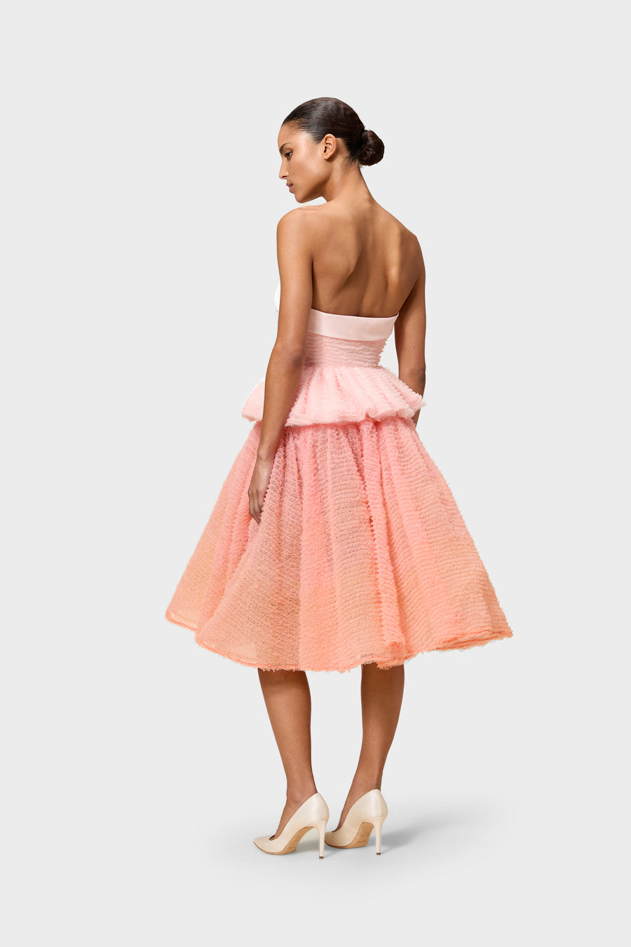 TULLE RUFFLE TOP