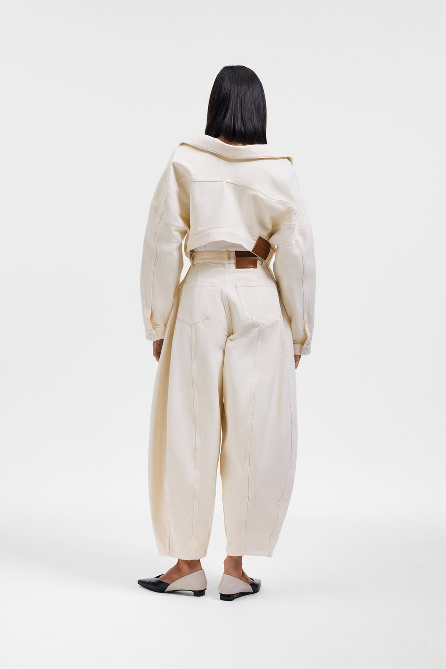 DENIM DRAGGED JACKET