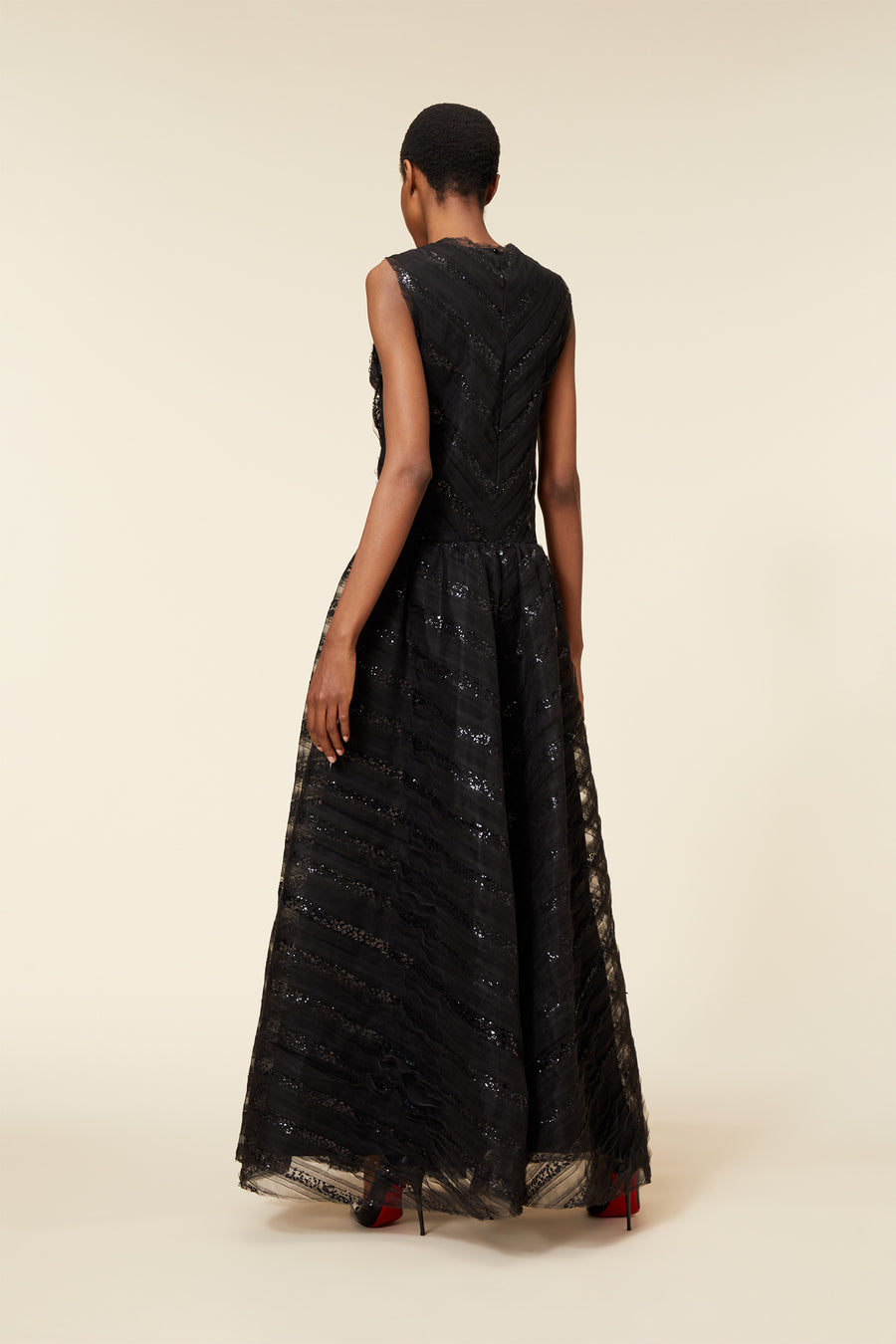 TULLE MAXI DRESS