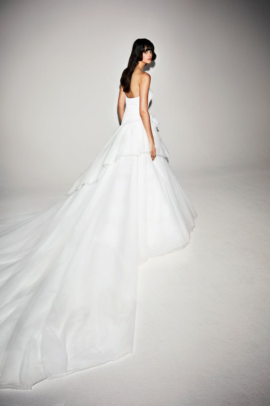 VRM325 - ASYMMETRIC ABUNDANCE FANTAISIE GOWN