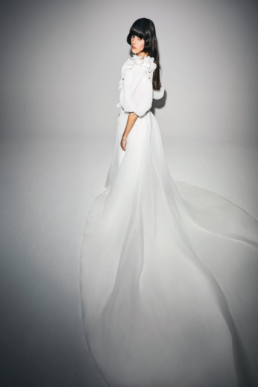 VRM338C - ORGANZA FLOWER DREAM JURK