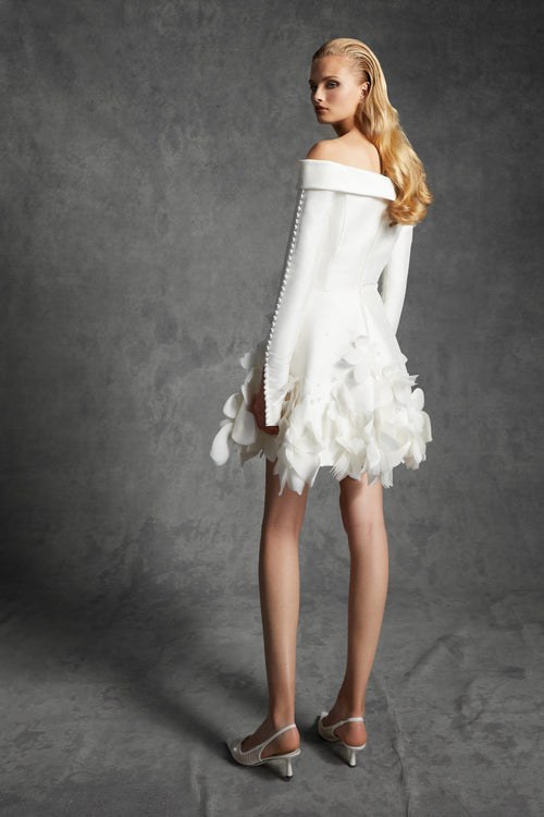 VRM361 - MINI FEATHERED AIRY FLOWER JURK