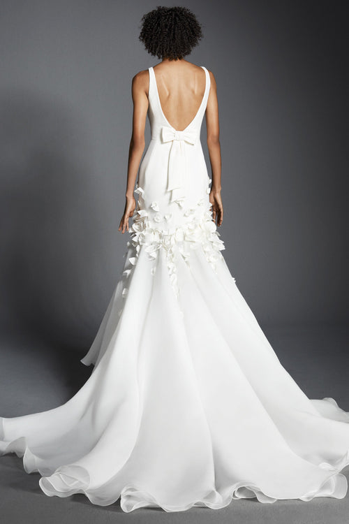 VRM392 - FIT-EN-FLARE FLOWER ROMANCE JURK