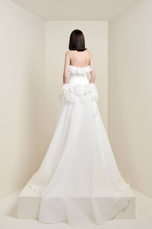 VRM435 – ROMANTIC HORTENSIA GARDEN A-LINE GOWN