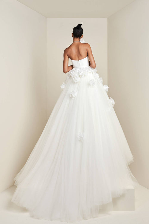 VRM444 – HORTENSIA SUMMER GARDENS BALLGOWN
