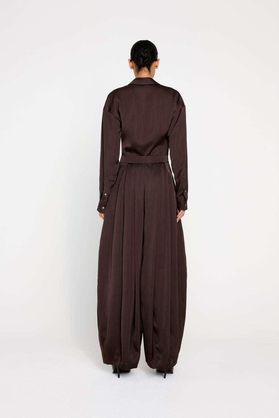 PLEATED VOLUME BALLOON TROUSERS