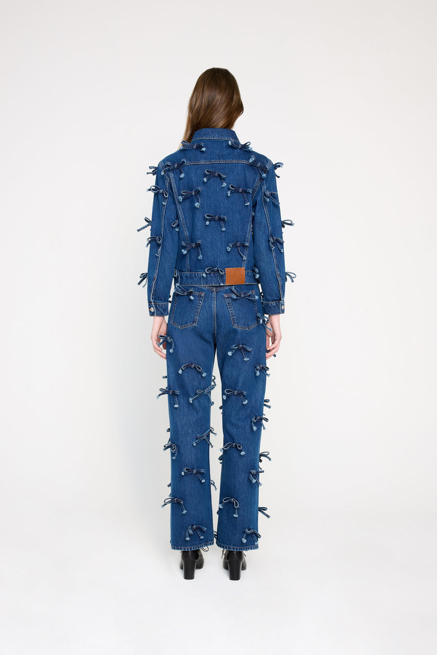 BOW DENIM JACKET