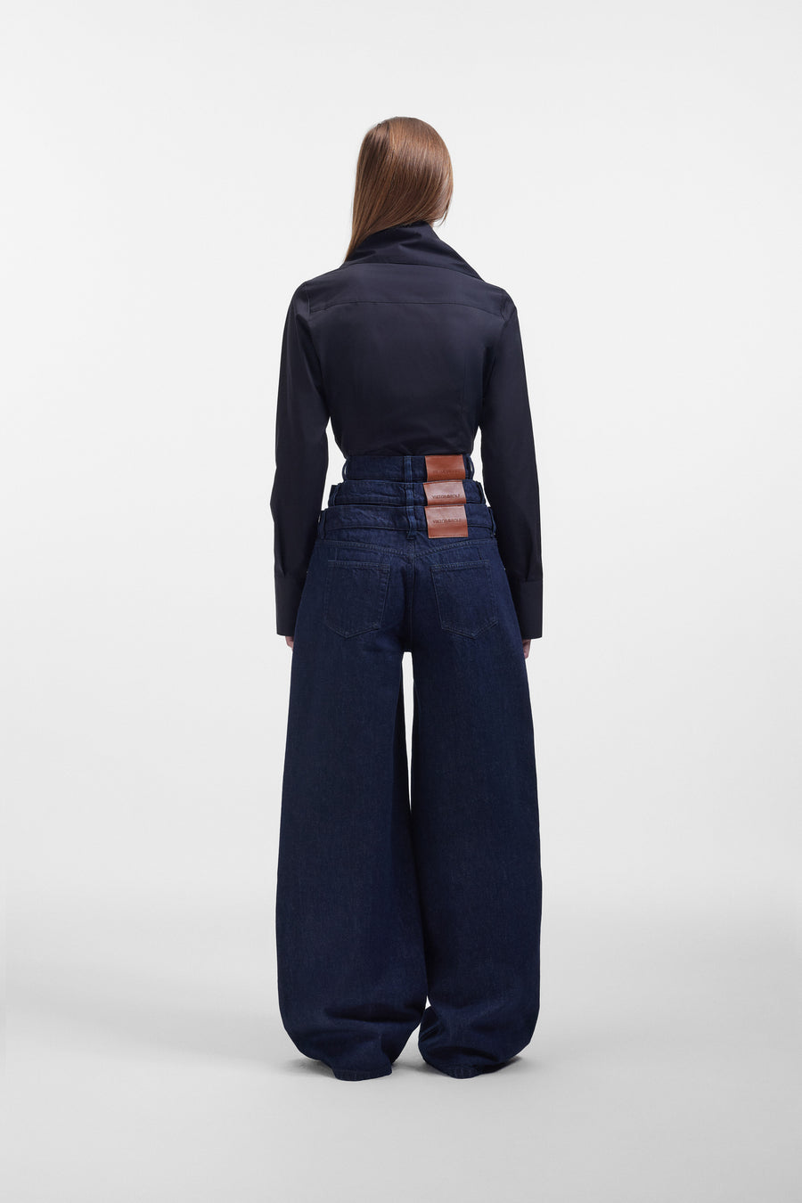 MULTI-LAYERED COLLAR SHIRT