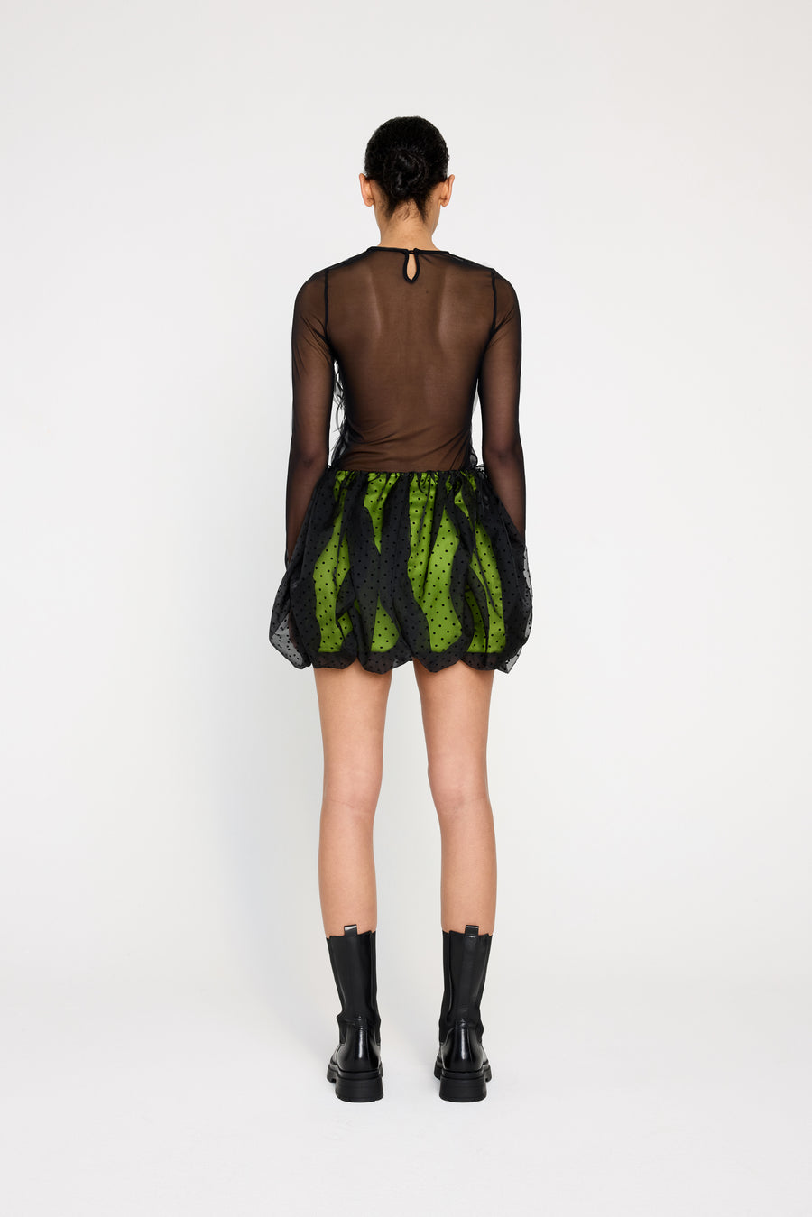 FEATHER MESH TOP