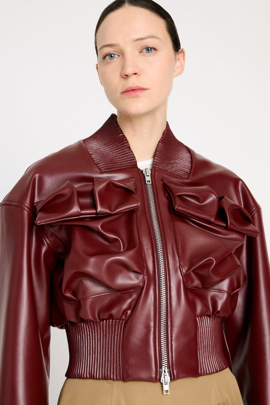 PLEATED POCKET JACKET