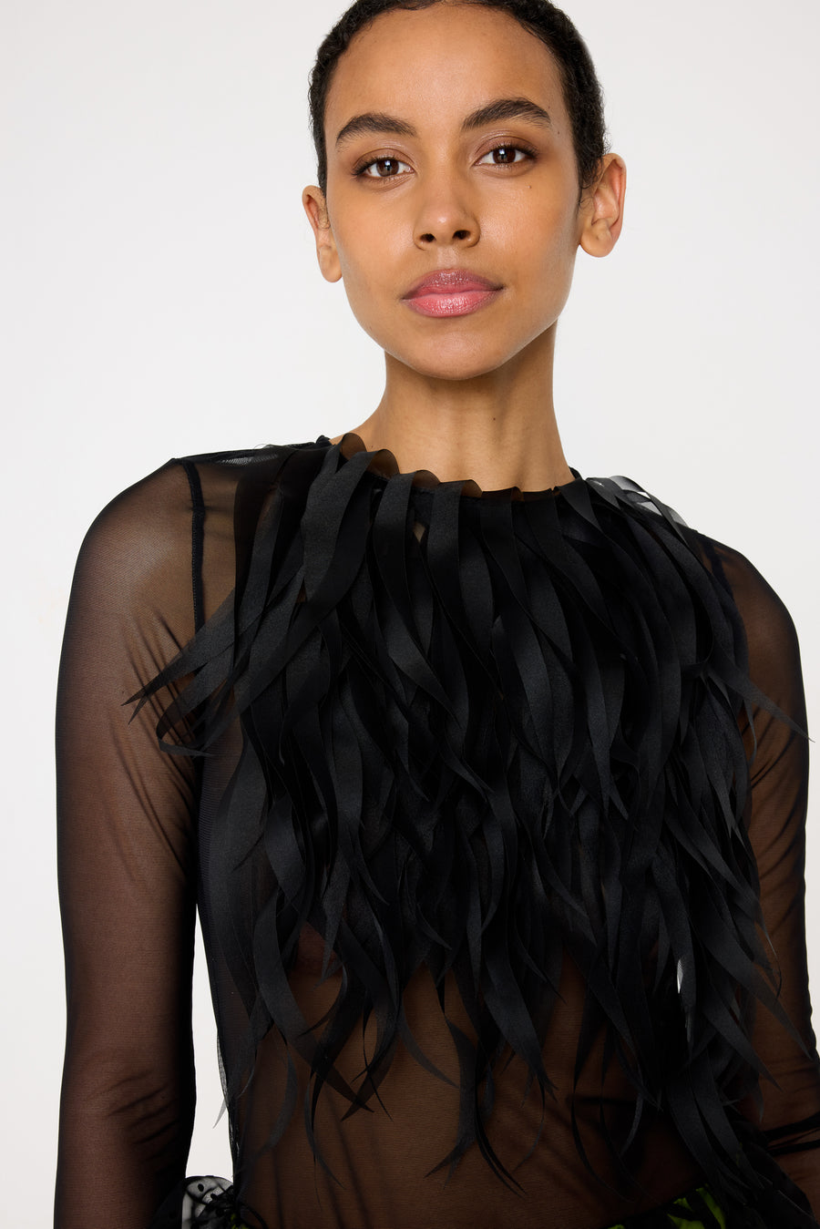 FEATHER MESH TOP