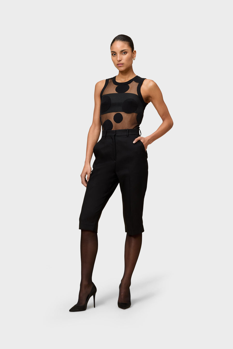 POLKADOT KNIT SPENCER